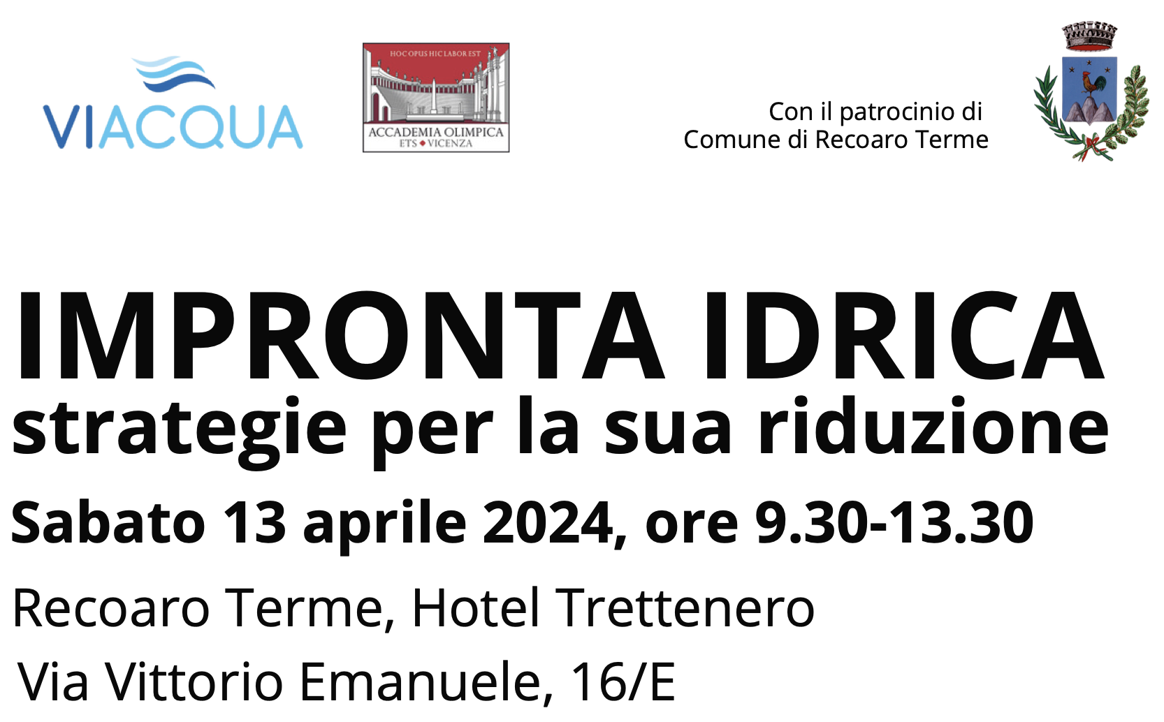 Impronta Idrica strategie per la sua riduzione
